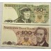 POLAND 1983 - 1986 . FIFTY 50 and ONE HUNDRED 100 ZLOTYCH BANKNOTES